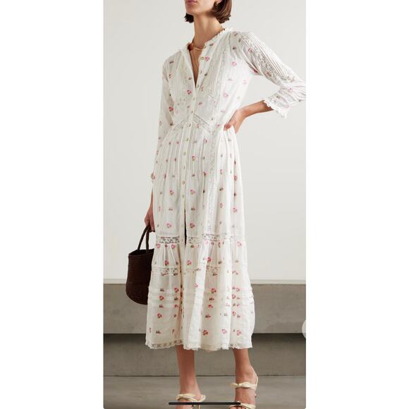 Loveshack fancy the avin pink potion dress size 6 - Picture 1 of 16